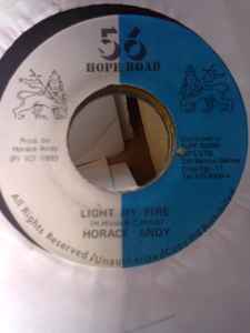 

7inch Record HORACE ANDY - Light My Fire NONE 56 Hope Road 1993 Jamaica Reggae, Ska & Dub Used