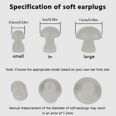 1Set Hearing Aid Hearing Earplug Ear Plugs Eartips Domes With Sound Tube For Box Type Behind Ear Hearing Aids Accessories