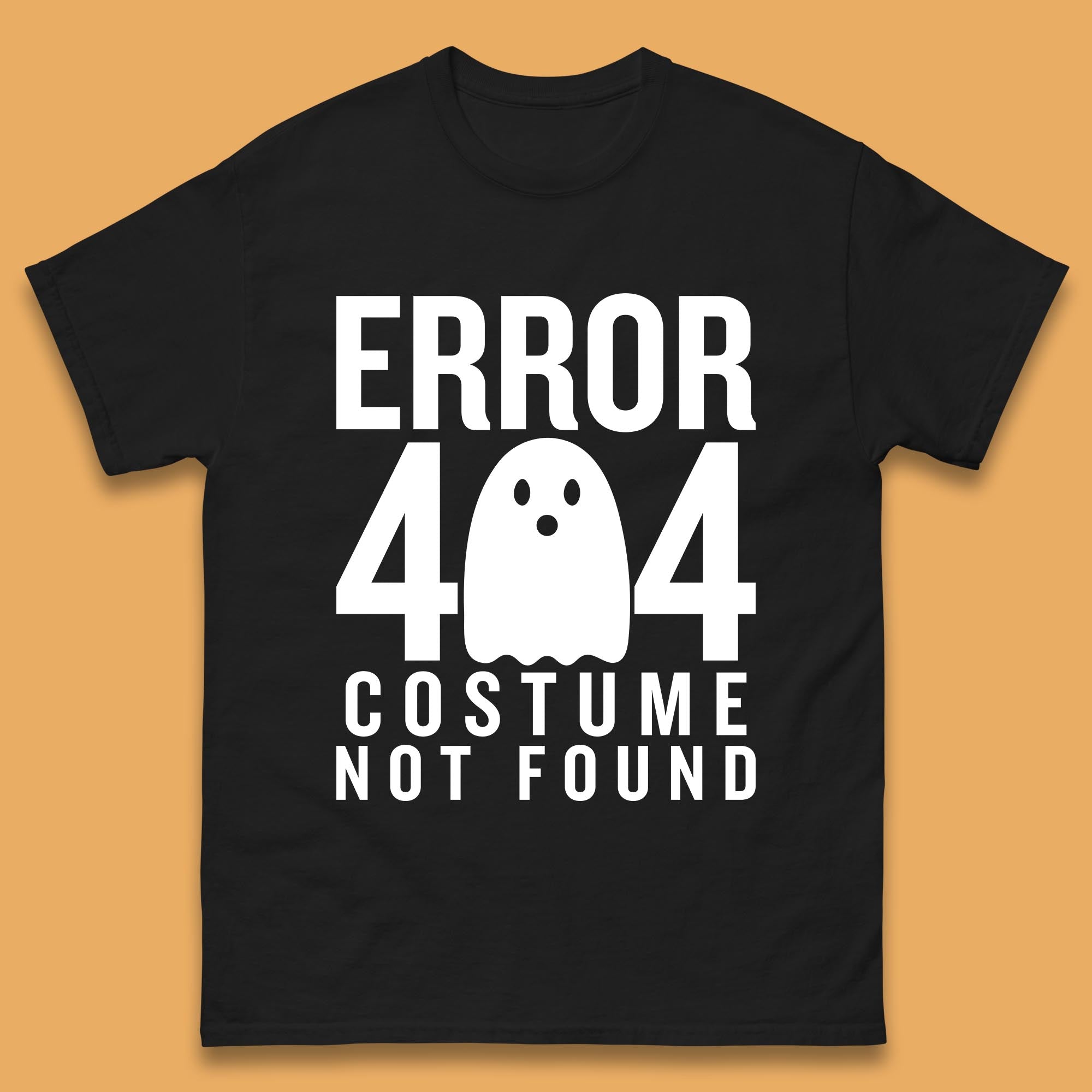 Error 404 Costume Not Found Halloween This Is My Halloween Costume Error 404 Mens Tee Top XL