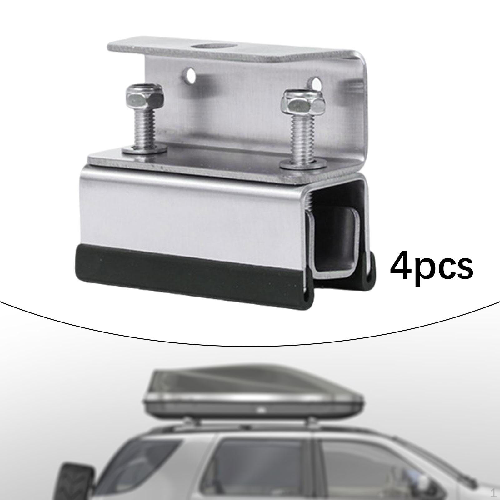 

Комплект креплений для багажника на крышу Кронштейны для фургона Автомобильные аксессуары Премиум Прямая замена Легко Single Hole 4pcs Set