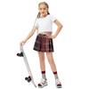 Kinder Tennis Sport Rock Plaid Faltenröcke