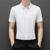 Summer Clothing Summer Casual Men's Short-sleeved Ice Silk Shirt for Young and Middle-aged People Casual Stylish Slim Shirt