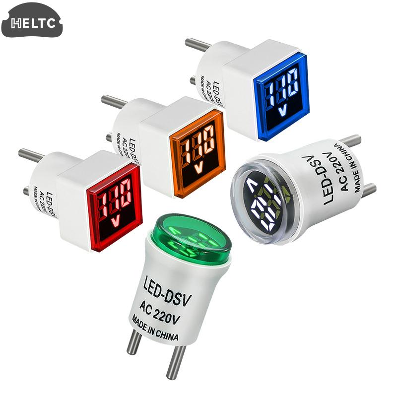 1PCS Square Digital Voltages Indicates AC220V/230V Home Circuit Tester Simple Installs Universal Home AC Voltage Meter