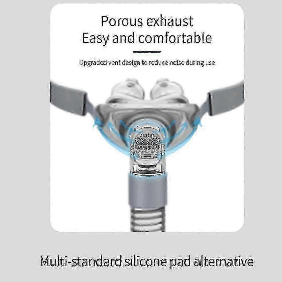 CPAP neseputeputetrekk med hodestropp for snorkereduksjon, Komfortabel passform, Størrelser S, M, L