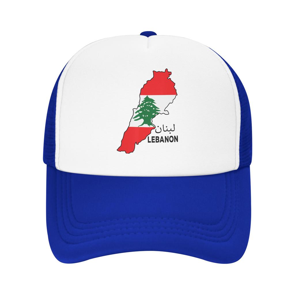 Lebanon Flag Map Beirut Cedar Tree Lebanese Mesh Baseball Caps Adult Fashion Sun Caps Dad Hat Adjustable Summer Trucker Hats