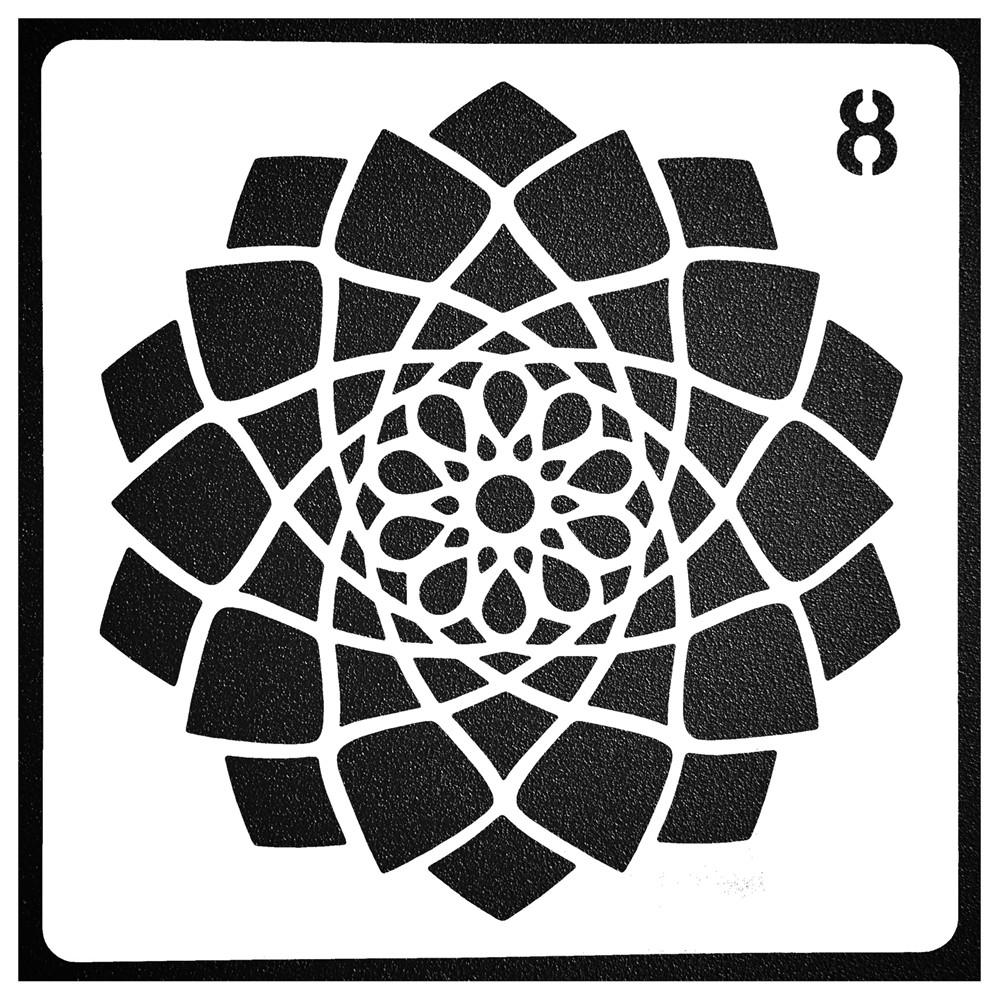 

Hollow Round Mandala Auxiliary Layering Stencils For Walls Painting Scrapbooking Stamp Album Decor Embossing Paper Card Template
