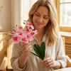 Lifelike Artificial Orchid Realistic Faux Phalaenopsis  Wedding Party Decor