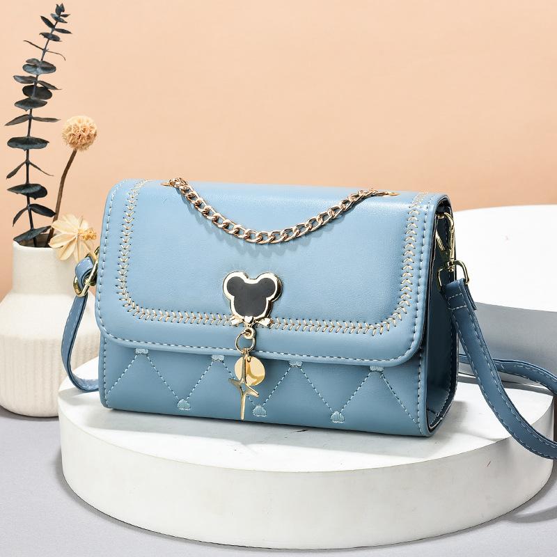 Women's Bag Mobile Phone Bagtrendy and Minimalist  Shoulder Bag Crossbody Bag  Version Magnetic Buckle Small Square Bag