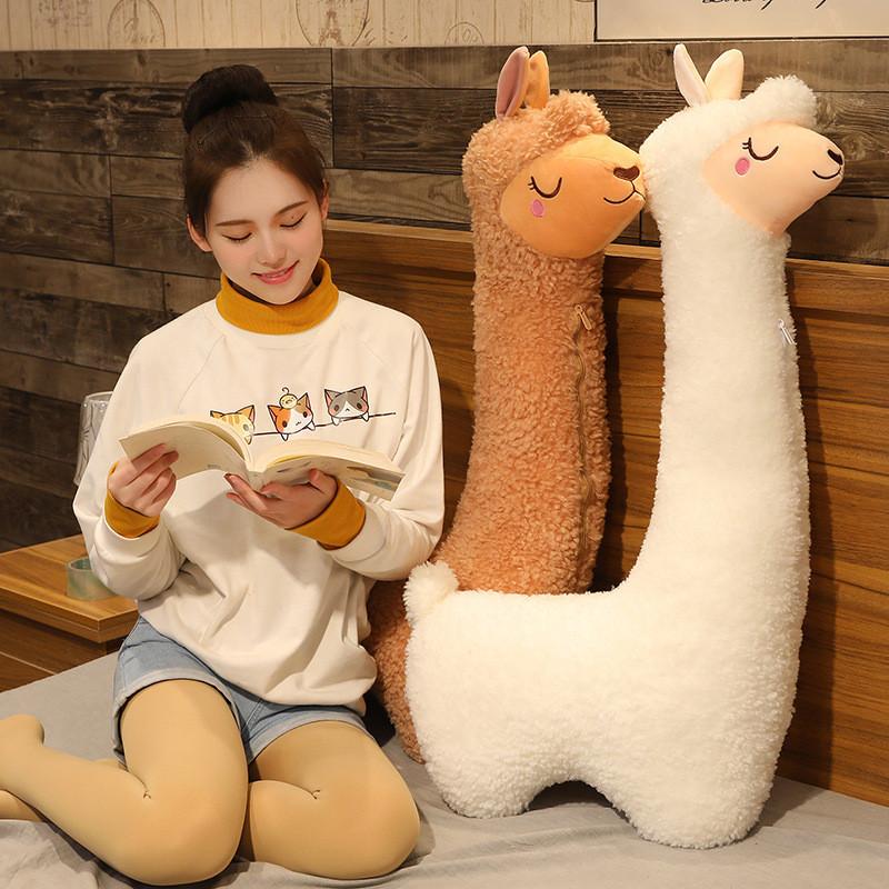 Animal Alpaca Cartoon Wool Toy Little Sheep Doll Girl Sleeping Companion Gift