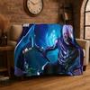 Classic F-Fortnite Game Cartoon Flannel Throw Blanket,Warm Cozy Blanket for Bed,Couch,Sofa,Bedroom,Living Room,Travel,Camping