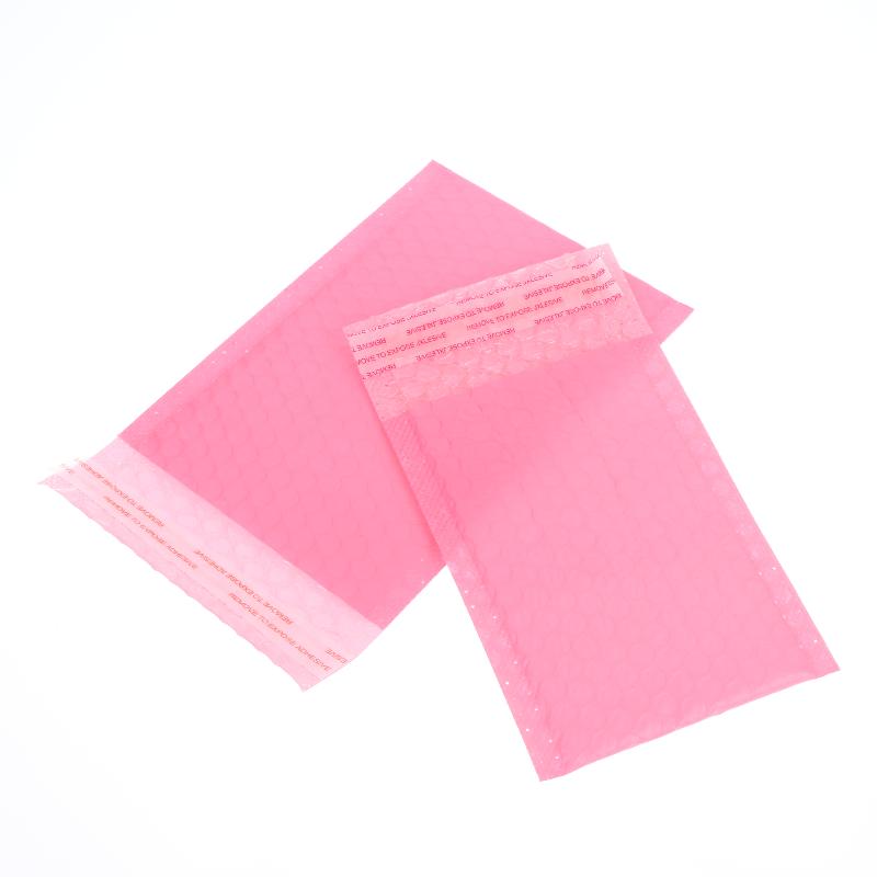 10Pcs Pink Opaque Bubble Mailer Padded Envelope Self-Sealing Packaging Bag Jewelry Gift Mailing Bag