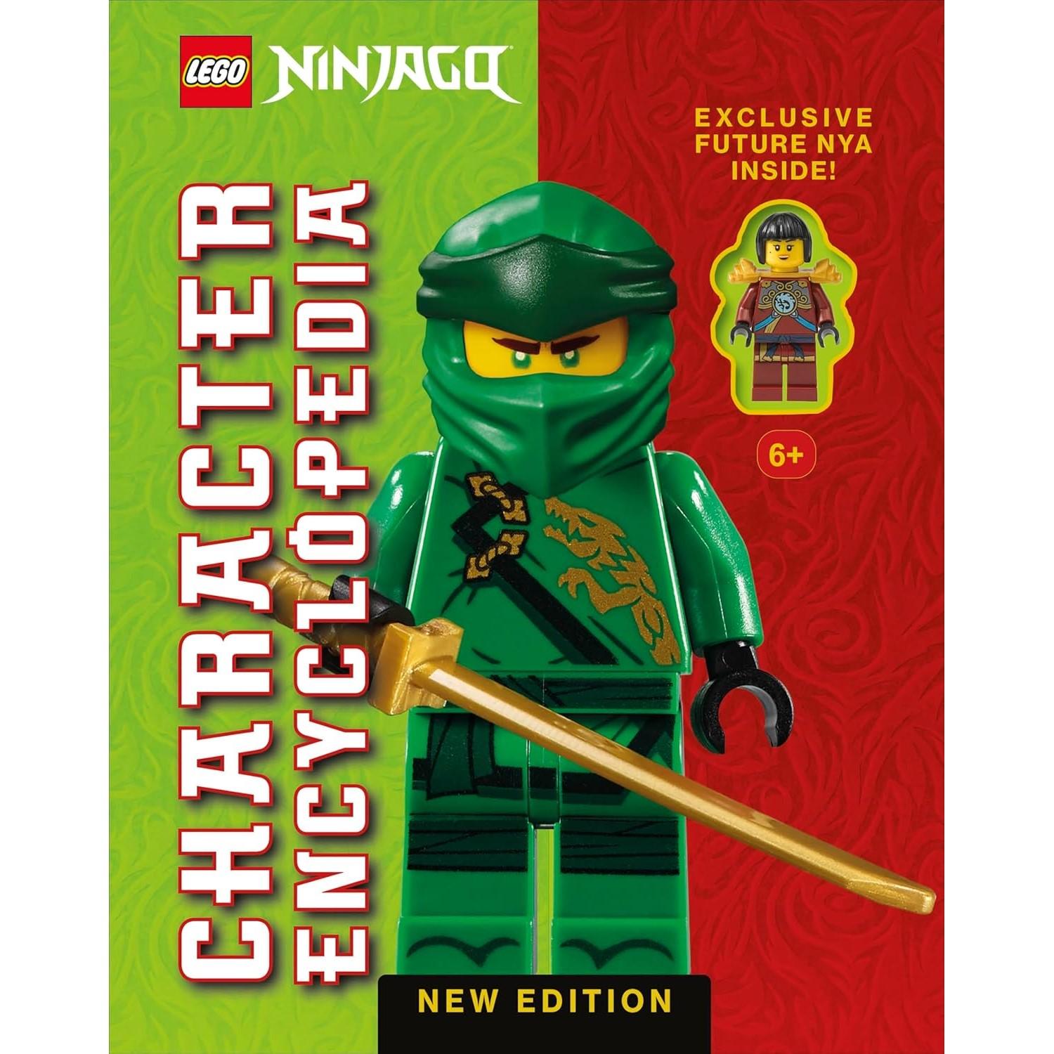 Книга LEGO Ninjago Энциклопедия персонажей, Твердый переплет, новое издание, С эксклюзивной минифигуркой Нии из будущего LEGO