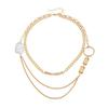 Stylish Layering Collarbone Necklace Short Length Clavicle Chain Lightweight Alloy Jewelry Birthday Gift For Her