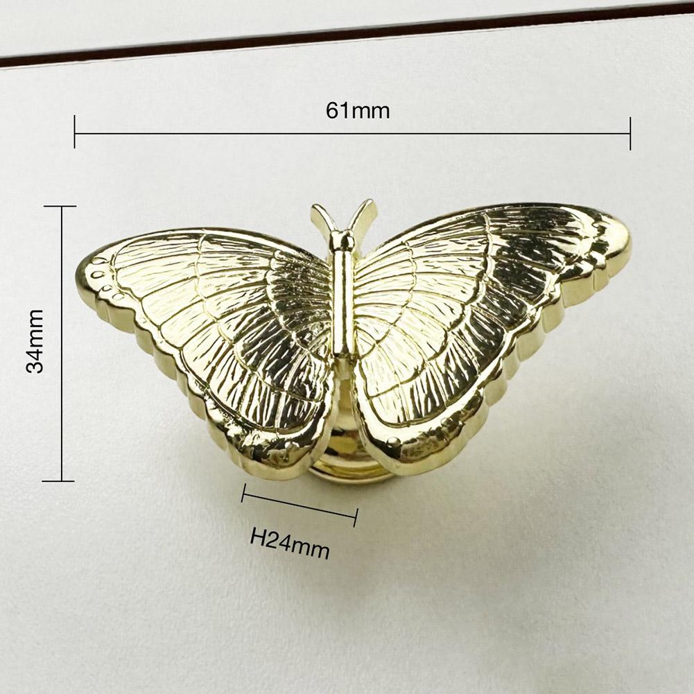 Butterfly Shape Furniture Handles Drawer Handles Knobs Wardrobe Cabinet Pulls Zinc Alloy Kitchen Cupboard Furniture Hardware