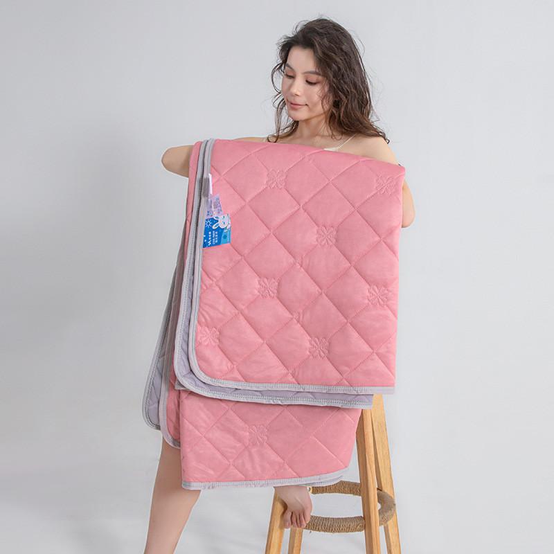Solid Color Summer Air Conditioner Quilt With Waterwash Tencel Polyester Fill