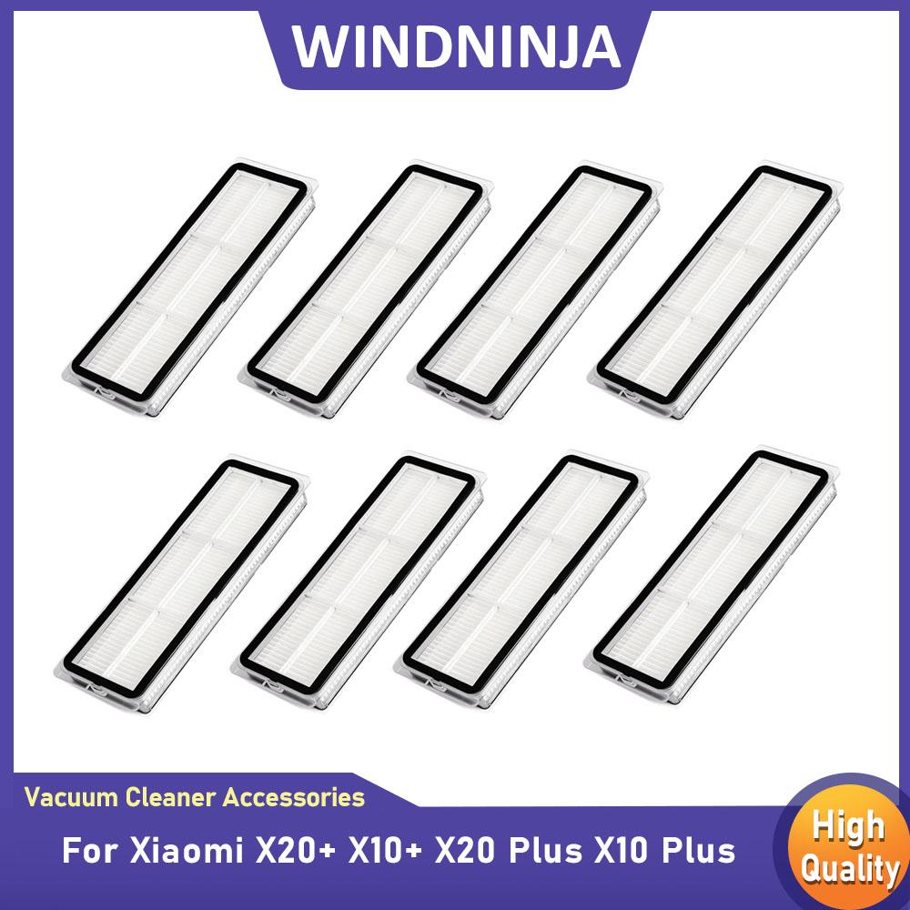 Washable Filter with Brush Spare Parts For Xiaomi X11+ X11+ X11 Plus X11 Plus Robot Vacuum Mesh Dust Box Filter Core Accessories