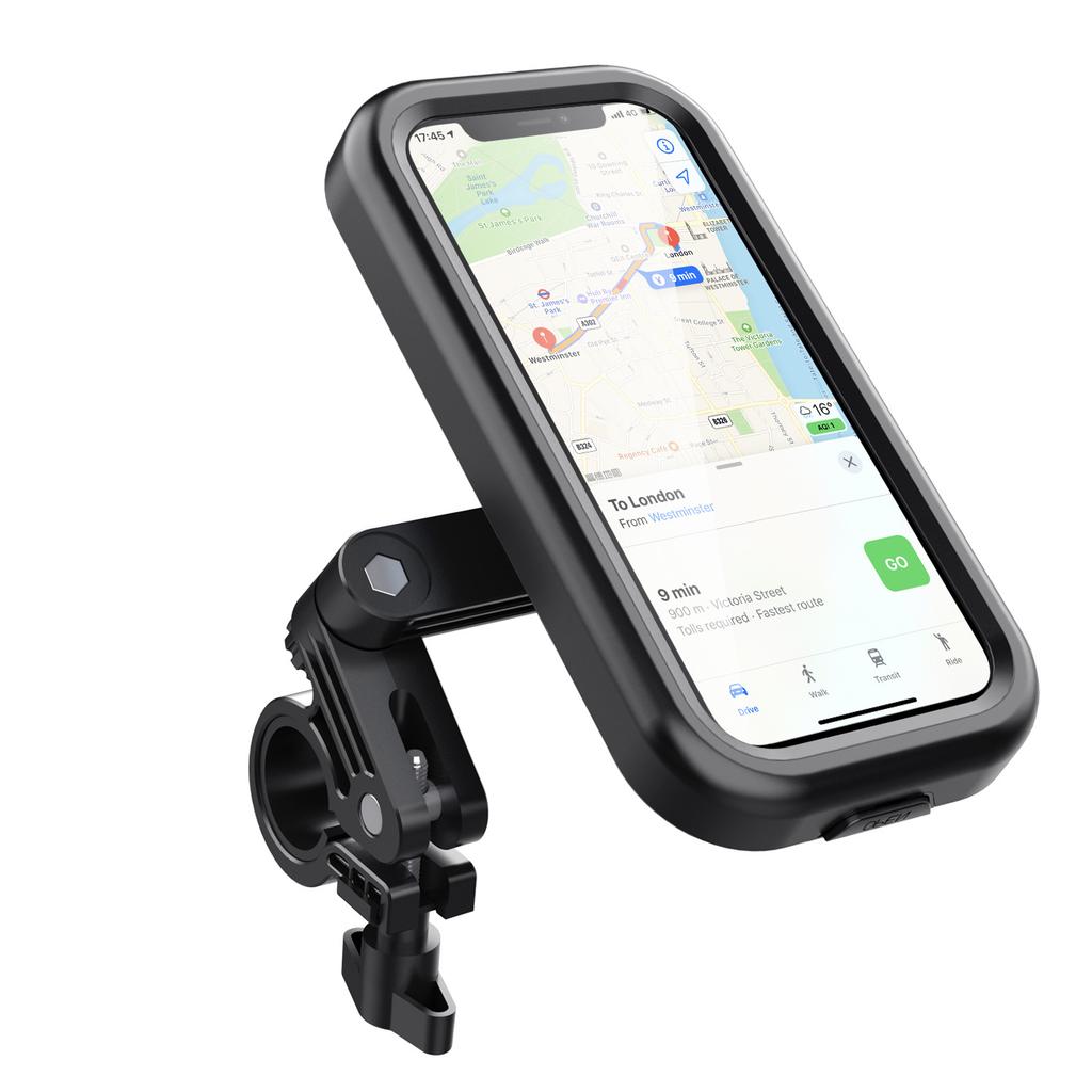 New bicycle waterproof mobile phone holder electric motorcycle mobile phone navigation bracket mountain bike outdoor riding bracket
