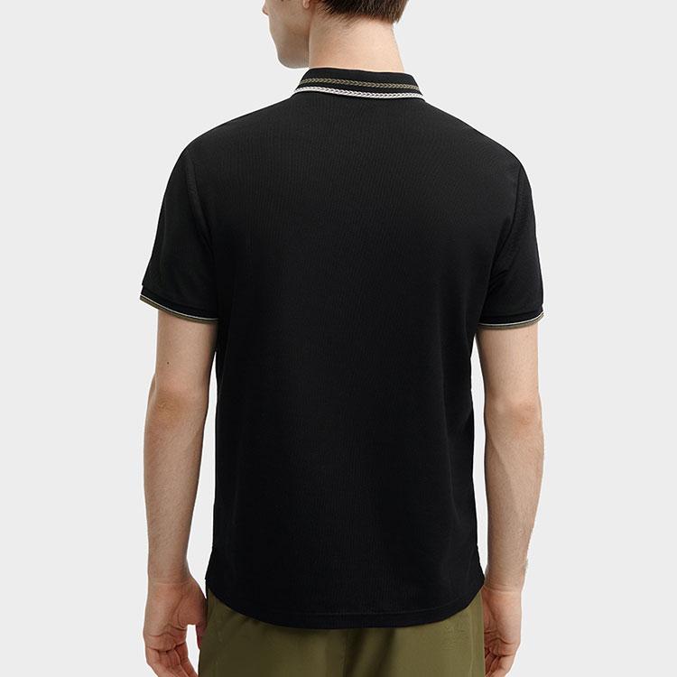 New FILA Polo Shirt Men's Jet Black F11M418105F-BK