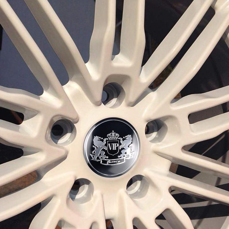 Auto Styling 4 Stuks/set 56mm Leeuw VIP Leeuw Embleem Wielnaafdop Sticker Decoratie Decal