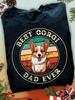 Beste Corgi Papa Voor Mannen Cadeau Idee Grappige Papa Hond Corgi T-shirt - Grappig Corgi Liefhebber Shirt, Corgi Liefhebber, Corgi Hond, Schattige Corgi, Corgi Cadeau T-shirt