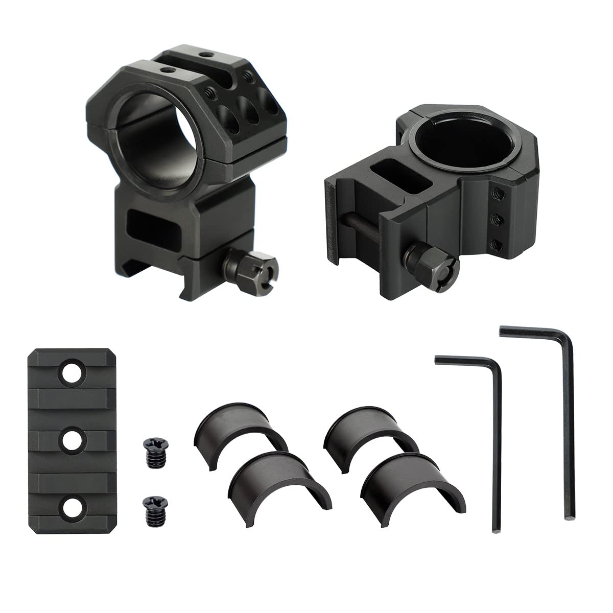 

ohhunt Mount Ring Suitable for Diameter Scope Mount Black 25.4mm30mm (34mm Long)
