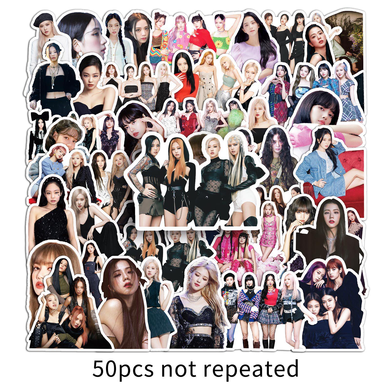 BLACKPINK Stickers: 50 Waterproof Decorative DIY Sheets for Planners & Notebooks