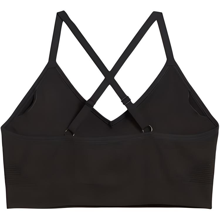 Puma Moveshapeluxe Seamless Knitted Soft Sports Bra Women Underwear Black 524362-51
