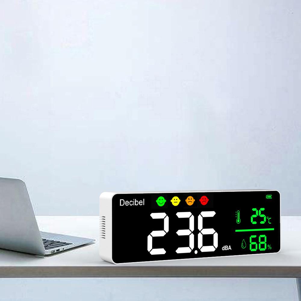 Wall-Mounted Sound Level Meter: Decibel Noise Detector