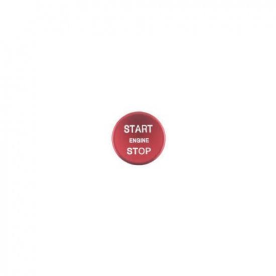 Trim Red Alloy For Jaguar XE 2016-2019 1PC Start Button Ignition Switch Ring