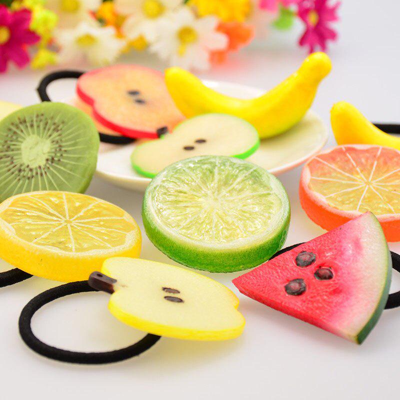 Buy Cute Fruit Elastic Hair Bands For Baby Girls Kids Rubber Bands