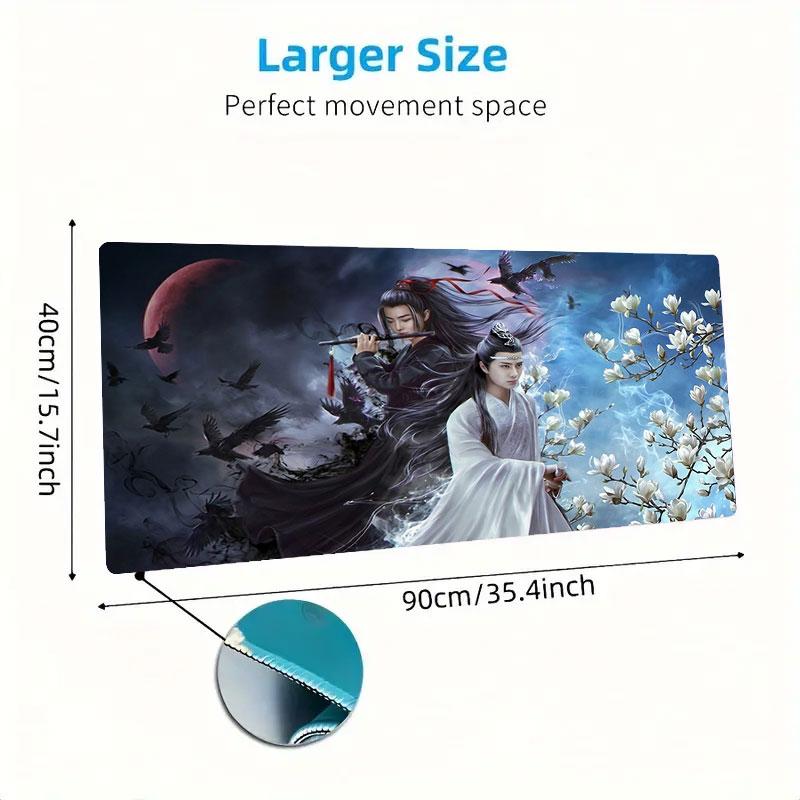 Drama The Untamed Large Size Mouse Pad Large Gaming Table Cushion Non-slip Laptop Tablet Big Mousepad XXL Mat Mini PC Playmat With Lock edge