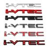 AAALO1 3D Metal I-VTEC Letters Logo Car Body Side Emblem Sticker Auto Rear Trunk Badge For City Civic Accord Jazz CRV Accessories