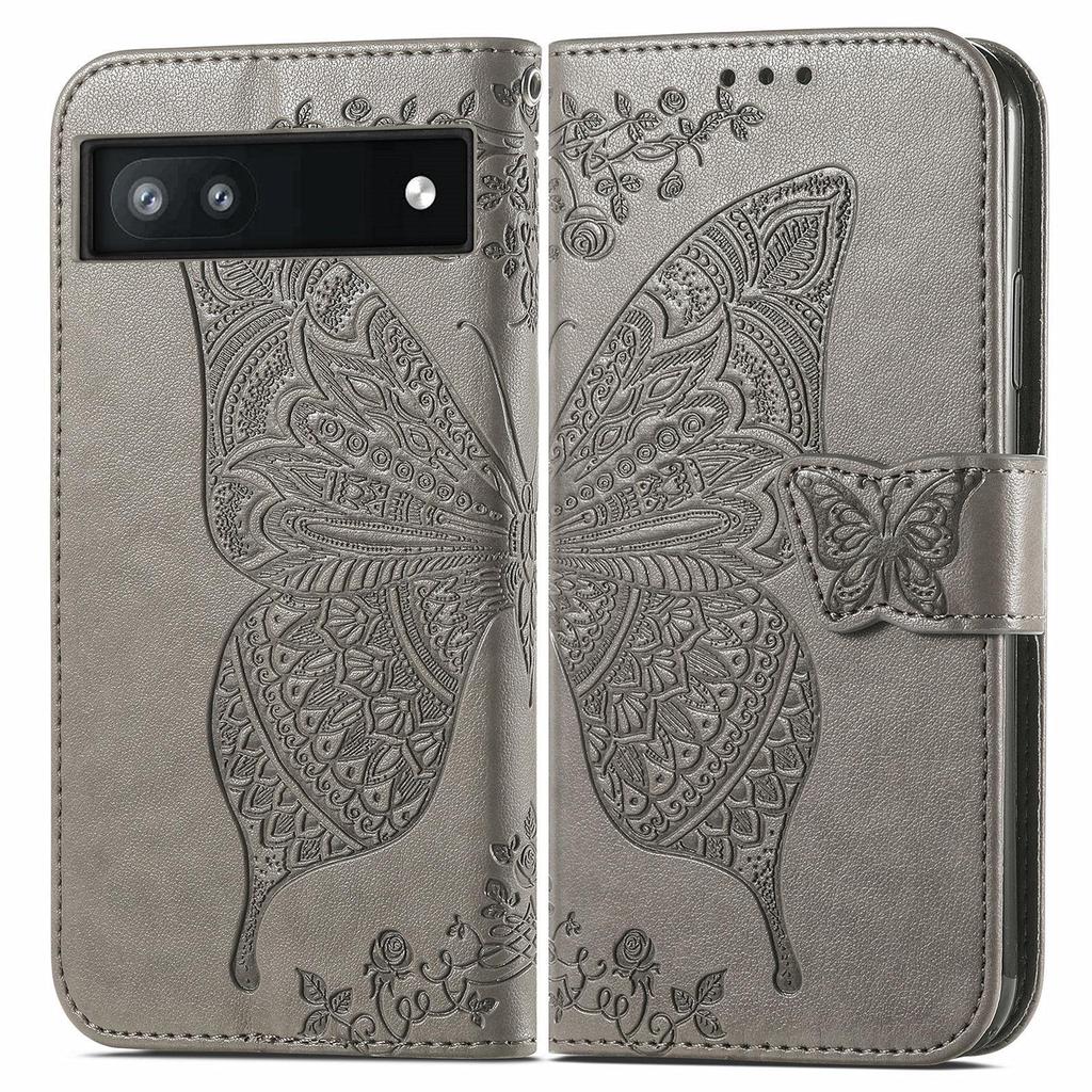 Google Pixel 10 Leather Flip Case with Embossed Card Slot & Magnetic Closure, Fits Google 8 Pro