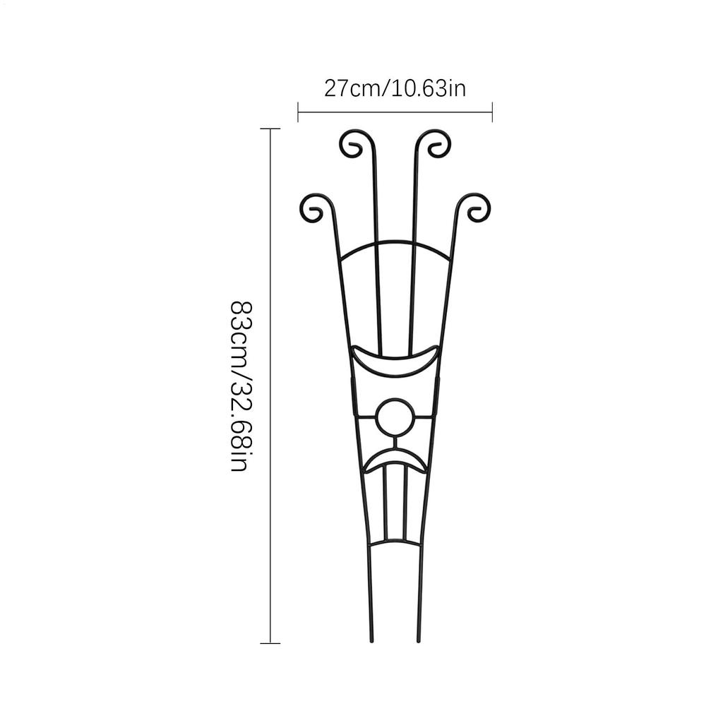 Plant Trellis Metal Plant Support Pothos Support Stakes for Indoor Outdoor Garden Balcony Pothos Monstera Ivy Clematis Gardening