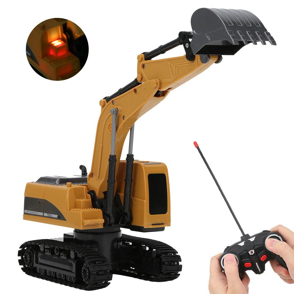 2.4G 6 Channel 1:24 RC Excavator Alloy Simulation Excavator Engineering Car Children Toy258?1 Alloy