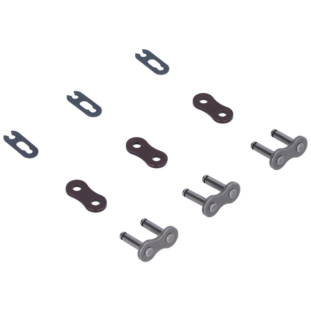 9pcs Chain Joint Connector Clip Steel Alloy for ATV Motorcycle Dirt Bike 530H Heavy Duty