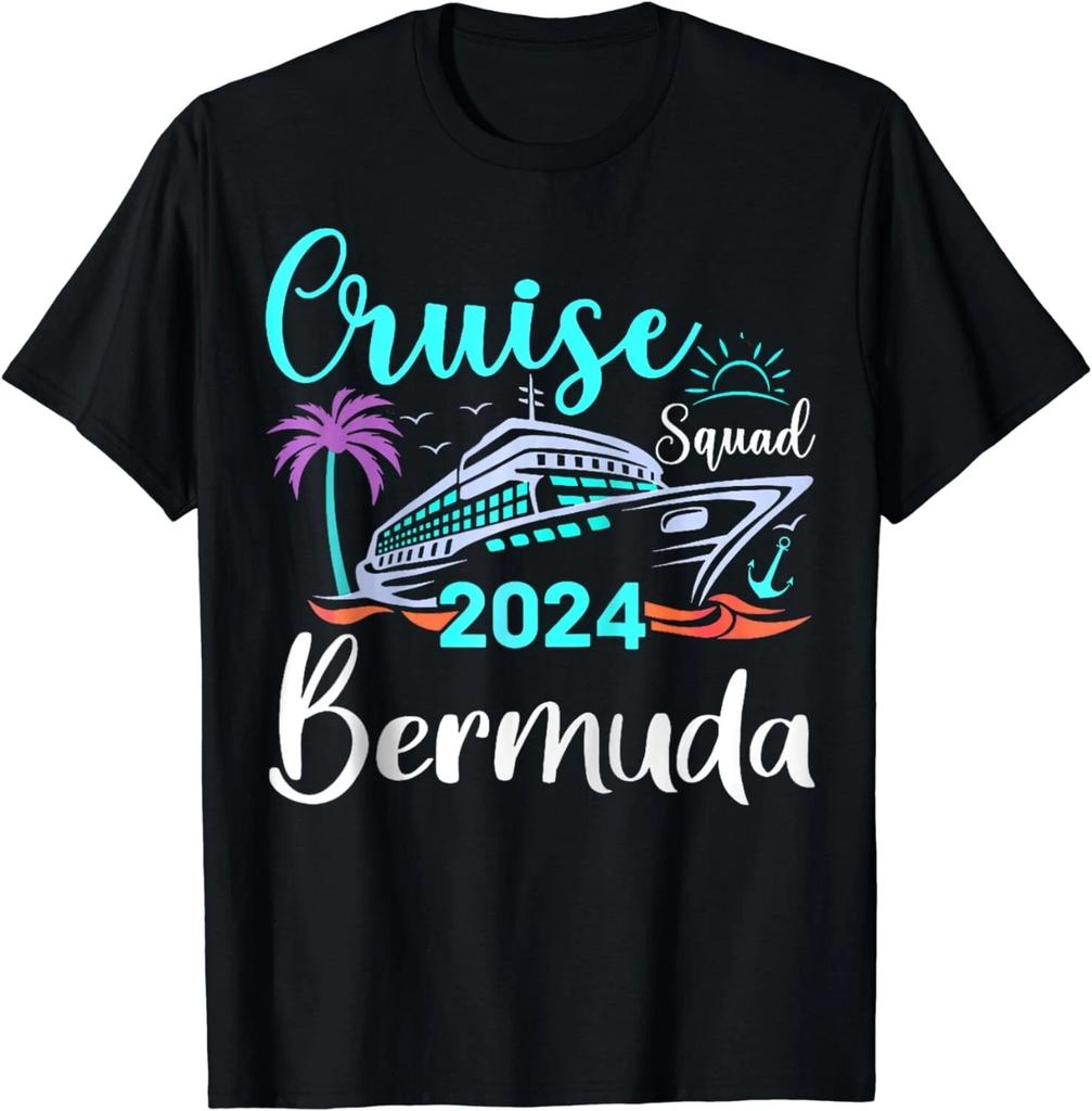 Bermuda Cruise Squad 2024 Family Holiday Gift Unisex T-Shirt