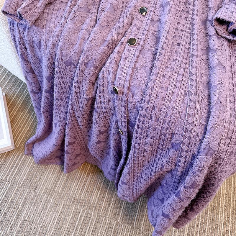 Frühlings-Freizeitkleid für Damen in Übergröße, figurschmeichelnd, mit hochwertigem Spitzenrock