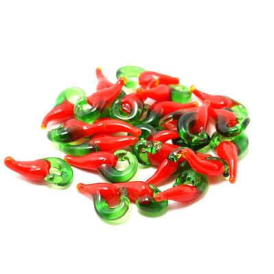 Chilli Beetle Houba volně glazované skleněné korálky pro náramek náhrdelník DIY výroba šperků