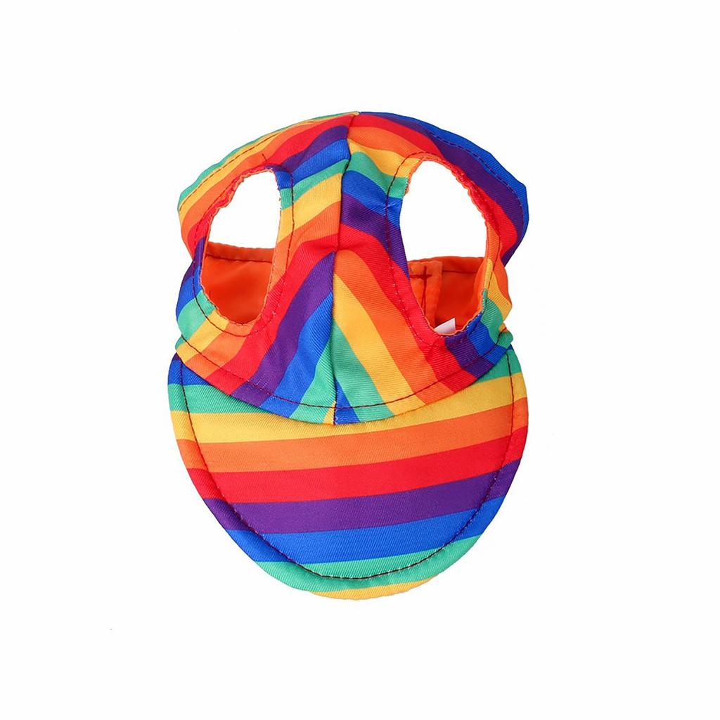 Pet Dog Hat Sunscreen Hat Baseball Cap Outdoor Sports Hat With Ear Holes Adjustable Pet Hat For Cat Small And Medium Dogs