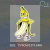 Funny Banana Flasher Peelable Stickers Vinyl Car Sticker Bumper Window Waterproof Decal