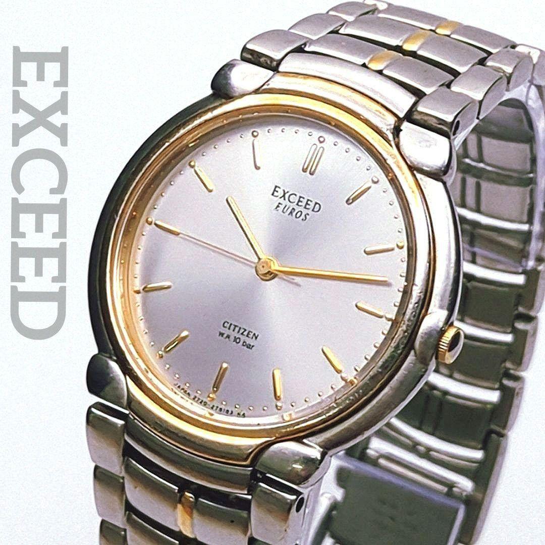 Used Working item CITIZEN EXCEED Boys Men s Watch Combi Color Citizen Exceed 2730-274342