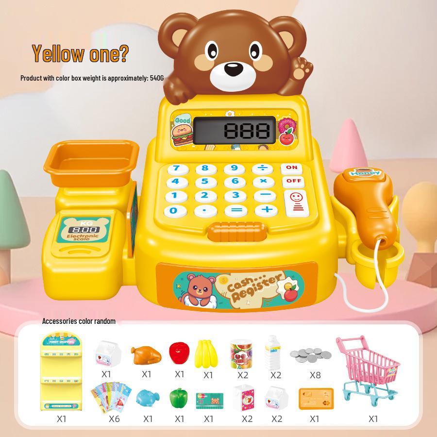 

Детский игровой набор «Касса супермаркета» с калькулятором и сканером