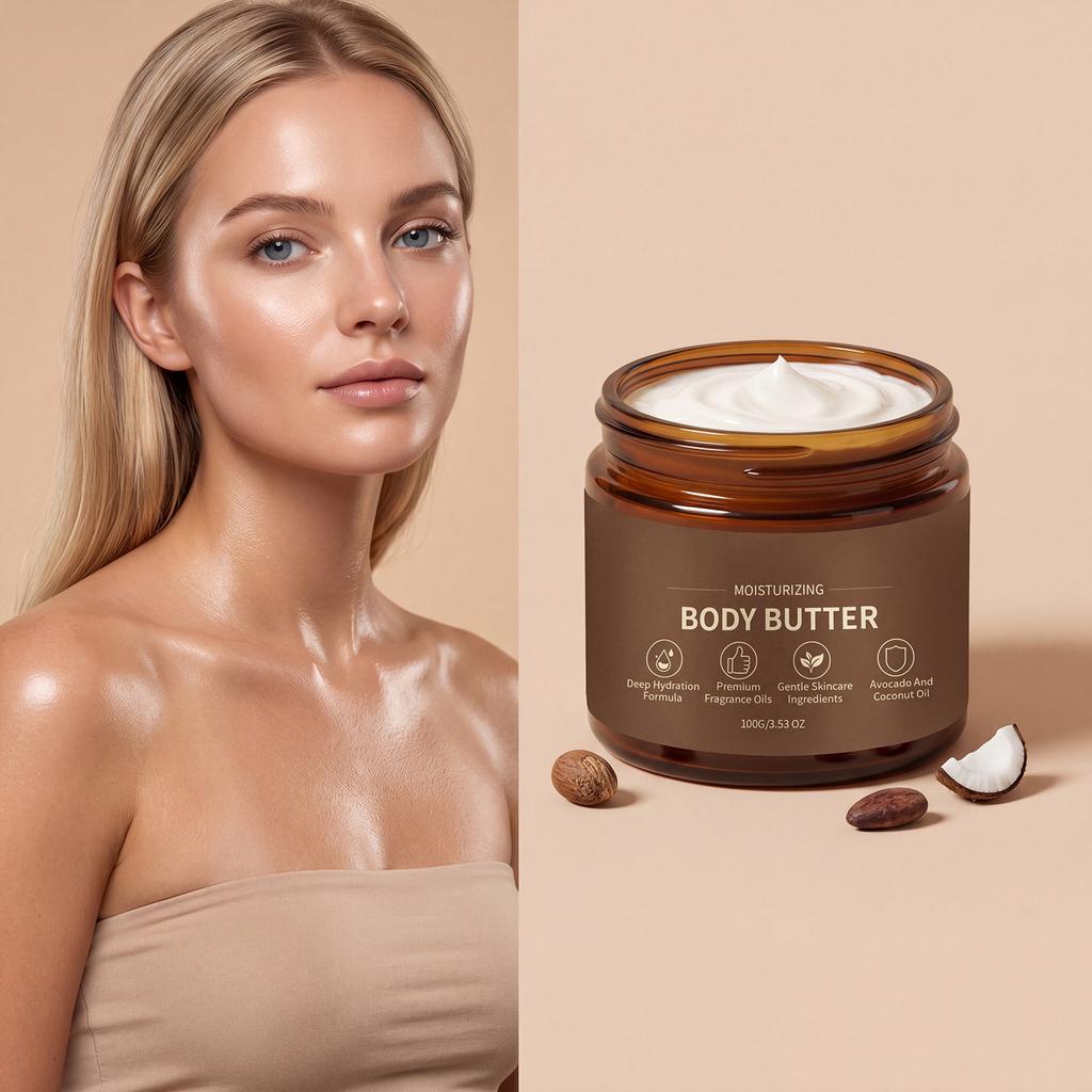 OCEAURA Moisturizing Body Cream Dry Skin Non-Greasy