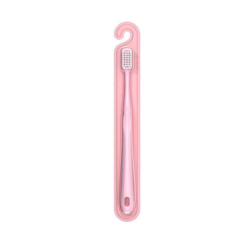 Mike Soft Bristle Adult Toothbrush - Portable Travel & Deep Cleaning, Multi-Color Single Pack