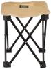 BUNDOK Mini Aluminium Hocker, Beige, BD-155BE, mit Aufbewahrungstasche, Kompakter Stuhl, Klein