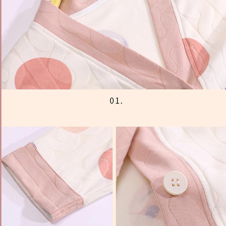 Women Pajama Long Sleeve Pants Autumn Two-Piece Set Sleepwear Female Sweet Breathable Home Clothes Student Nightwear 2511