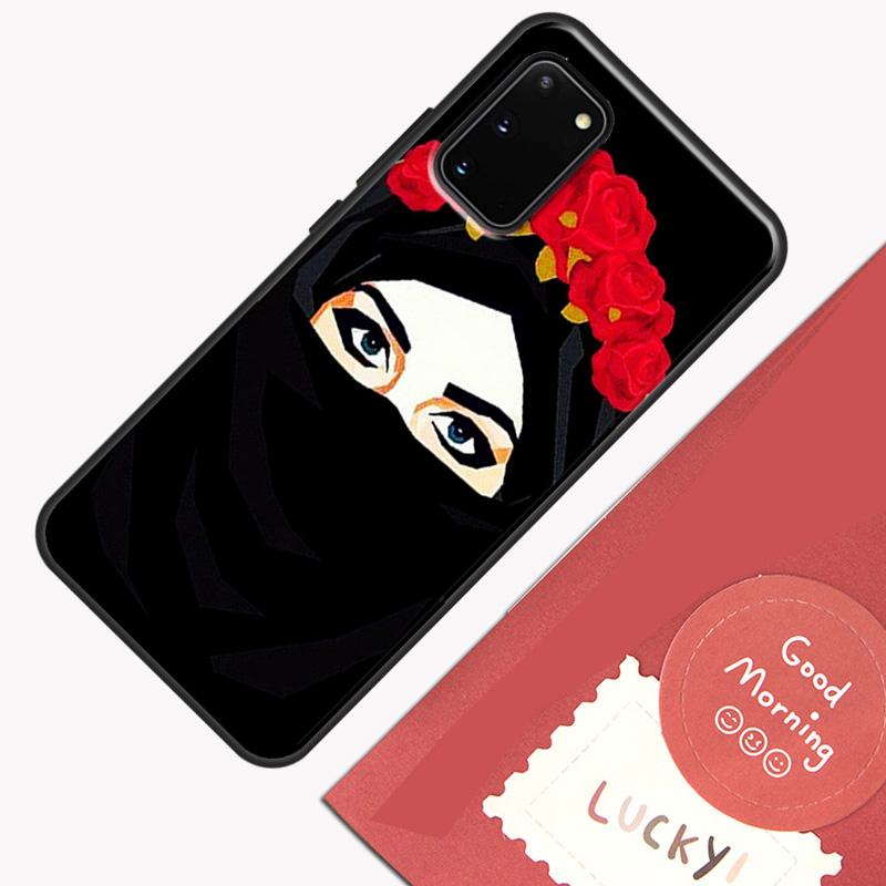 Muslim Islamic Girls Arabic Hijab Phone Case For Samsung Galaxy S23 S26 Ultra S20 S21 S22 S24 S25 Plus S10 S25 FE Cover Shell