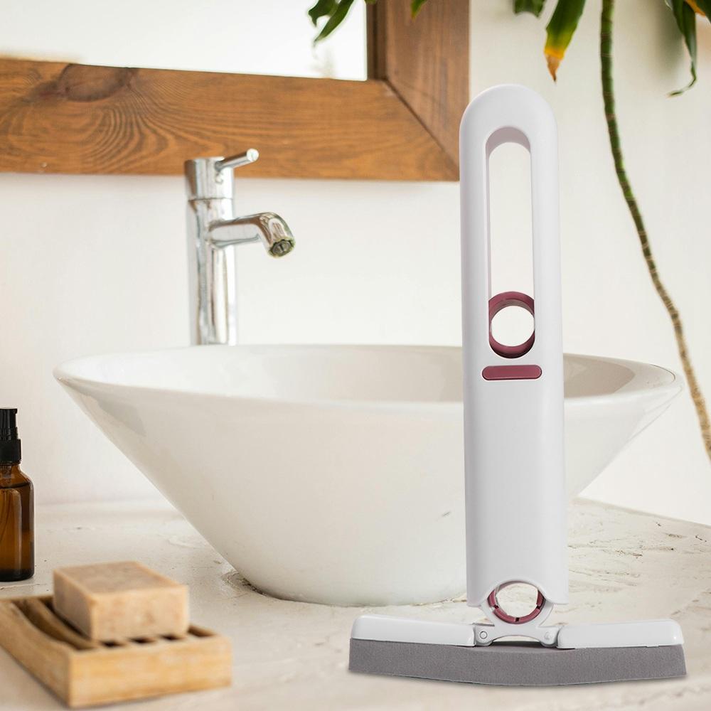 Mini Portable Cleaning Mop Strong Water Absorption Sponge Mop Portable Mini Squeeze Mop  Bathroom