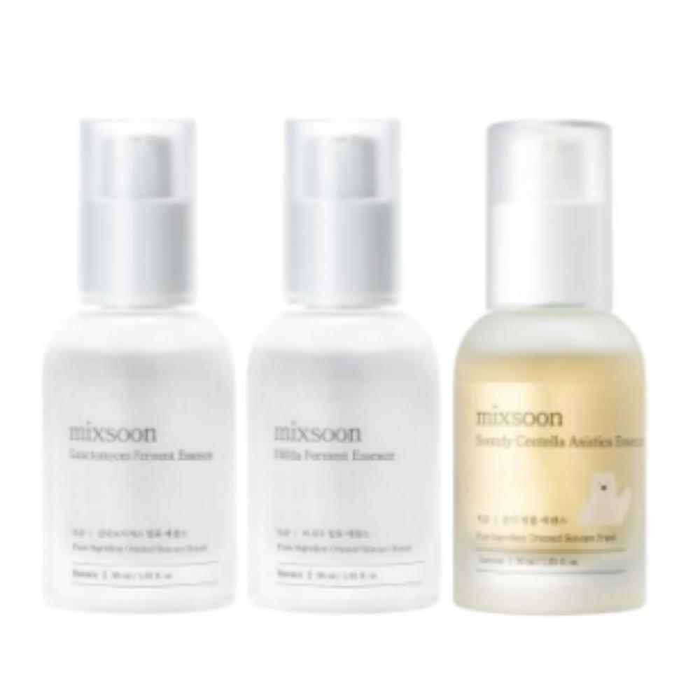 Mixsoon Best 3 Layering Set (Galactomyces Essence 30ml + Bifida Essence 30ml + Centella Essence 30ml)